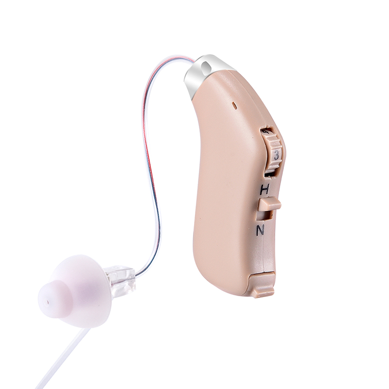 Great-Ears G28RIC pengurangan hingar tiub nipis tidak kelihatan haus penggunaan rendah masa berdiri lama di belakang alat pendengaran telinga