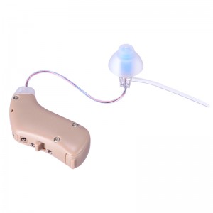 Great-Ears G28RIC noise reduction thin tube invisible wear low consumption long stand time behind the ear hearing aid