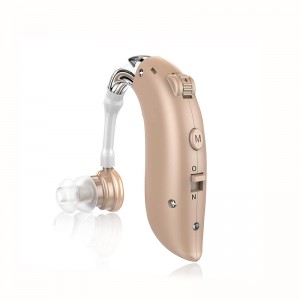 Livraison rapide pour les soins de santé à domicile Bluetooth derrière l'oreille amplificateur de son aide auditive pour la perte auditive
