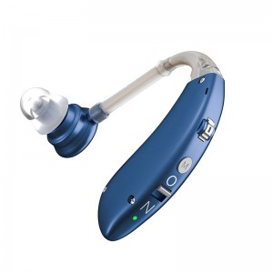 Nopea toimitus kotitalouksien terveydenhuoltoon Bluetooth korvan takana Äänivahvistin Korvakuulolaite kuulon heikkenemiseen