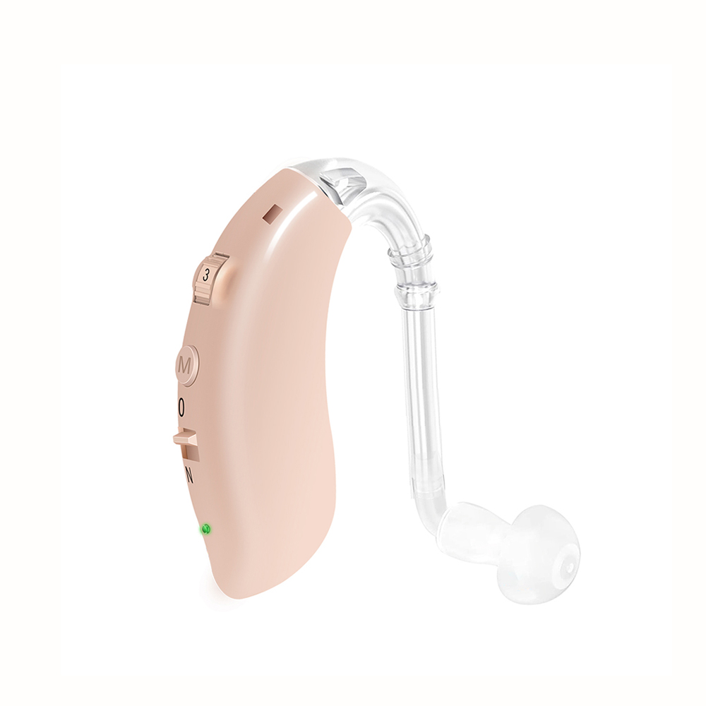 Great-Ears G25D rechargeable noise reduction 4 modes low consumption air tube behind the ear hearing aids