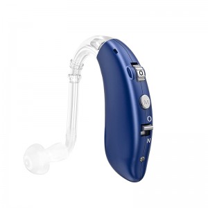 Great-Ears G25D reducción de ruido recargable 4 modos tubo de aire de bajo consumo detrás de la oreja audífonos