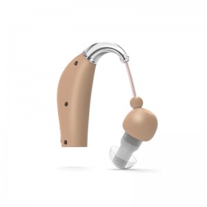 Great-Ears G27, alat bantu dengar dengan konsumsi rendah, dapat diisi ulang, pengisian cepat, pengurangan kebisingan di belakang telinga, untuk gangguan pendengaran