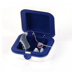 Great-Ears G28C 充電式ノイズリダクション RIC 耳の後ろの目に見えない装着型補聴器
