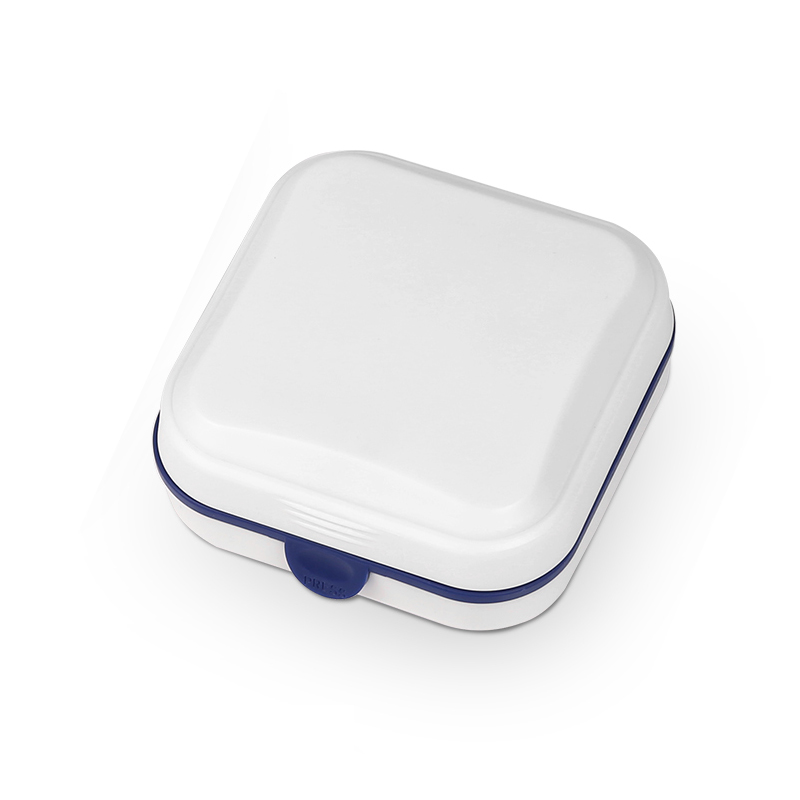 Оптовая продажа Белый портативный защитный чехол Компактный прочный ящик для хранения слуховых аппаратов Чехол для переноски запасных частей для слуховых аппаратов