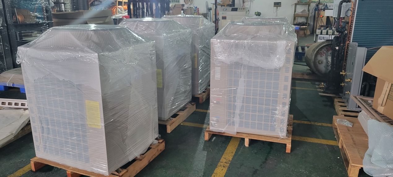 GreatPool’s Air Source Heat Pumps for Haizishan Project Finished the Fabrication & Factory Quality Test