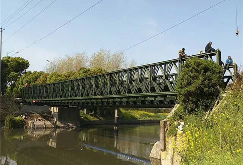 Betroubare prestasie van die 321-tipe Bailey Bridge Uitgestalde beeld