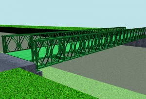 Надежная работа моста Compact-200 Bailey