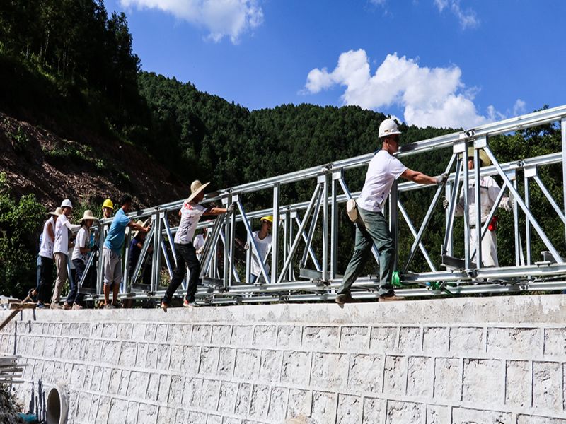 Brug eindeloos, hart tot hart —- Hersiening van Yunnan ses hoofdorp Wu Zhi brug projek