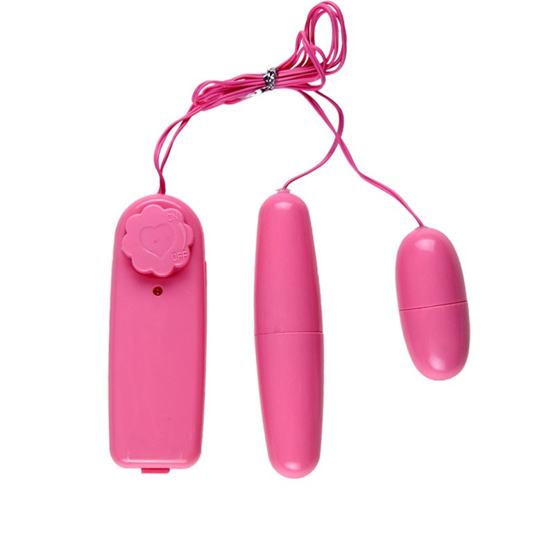 Wired silicone adult sex toys dual love eggs electric mini massage vibrator  invisible vibrators sex toys for woman-EW003
