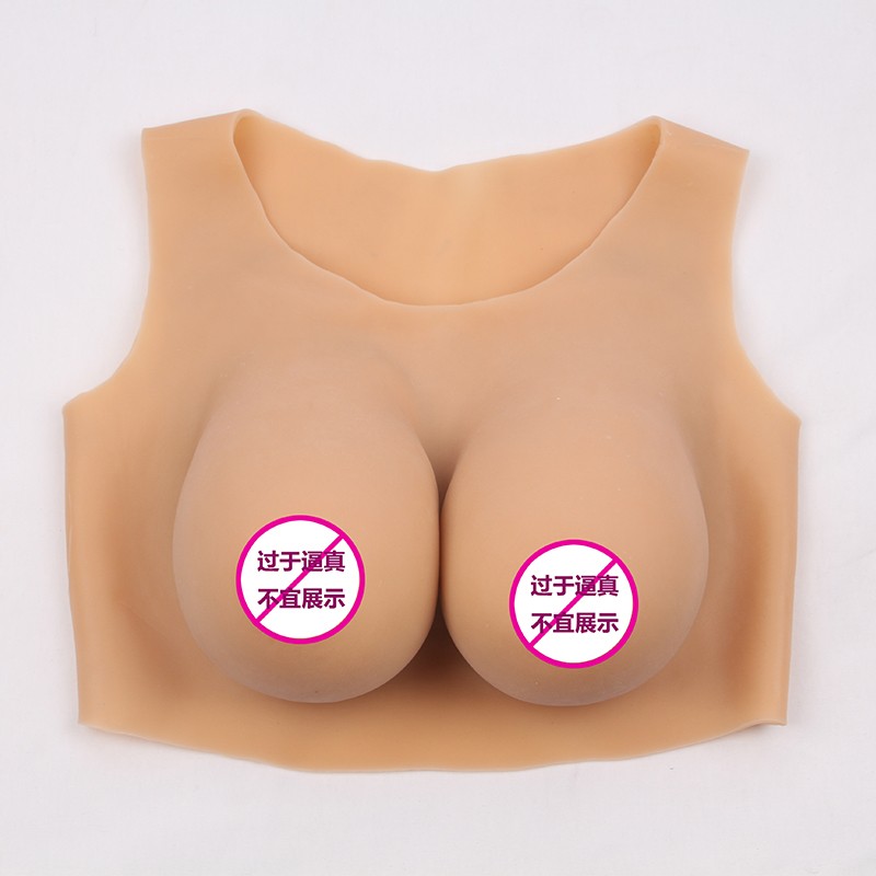 Wearable silicone breast masturbator WS006