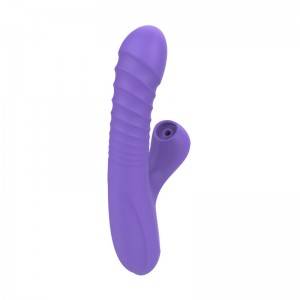 Vibrator with sucking and vibrator VV170A