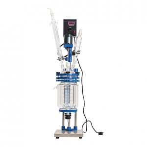 0.25L~3L Laboratory Chemical Reactor Jacketed D...
