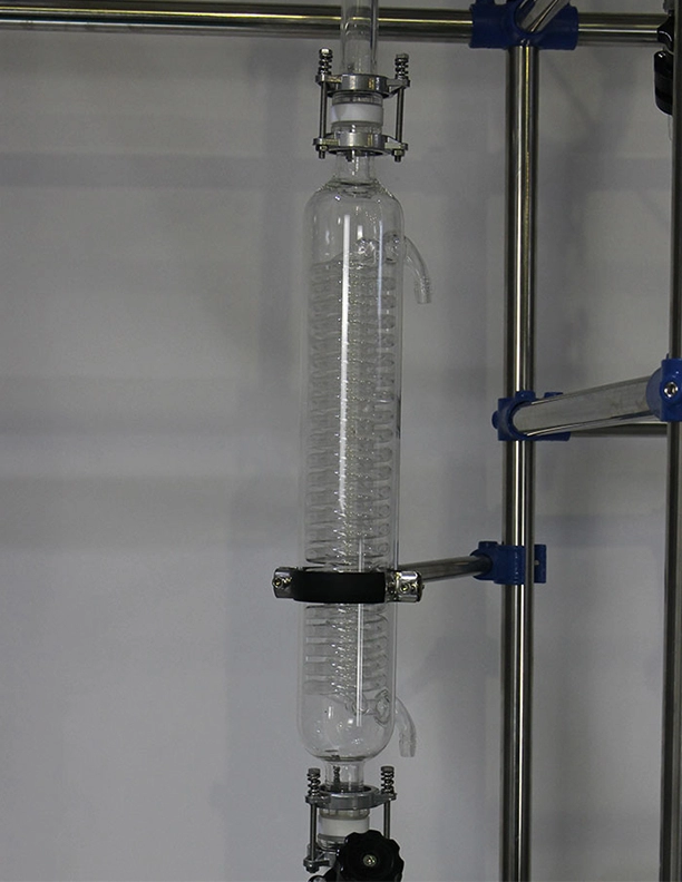 כור פירוליזה מכוסה זכוכית למעבדה