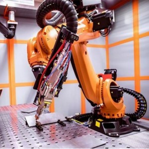Benotzerdefinéiert Roboter Schweess Systemer Mat Punkt Schweess Fixture Fir Automotive Parts