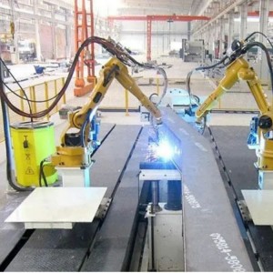 Sistem Welding Robot Kustomisasi Kanthi Perlengkapan Welding Titik Kanggo Bagian Otomotif