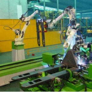 Oanpaste Robotyske Welding Systemen Mei Spot Welding Fixture Foar Automotive Parts