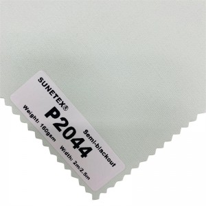Plain Color Roller Shade Fabric Semi-blackout 100% Polyester