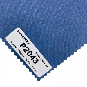 ຜ້າ Roller Shade ສີທໍາມະດາເຄິ່ງສີດໍາ 100% Polyester