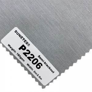 प्रमाणित मोती रोलर कपडा अर्ध-ब्ल्याकआउट 100% पलिएस्टर