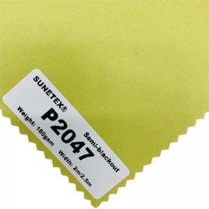 Eco-friendly Roller Shade Fabric Semi-blackout Rau Tsev