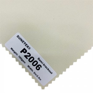 Cheap Price Roller Blind Fabric Semi-blackout Bakeng sa Ofisi