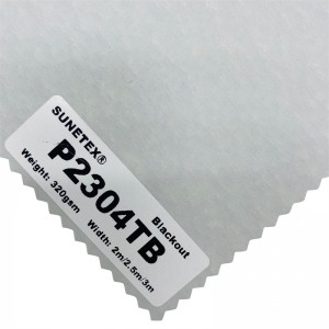 Εσωτερική χρήση Roller Shades Fabric Blackout White Coating