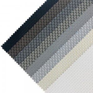 Polyester Roller Window Fabric 5% Openness Rate Metsi a Jacquard Sunscreen Fabric