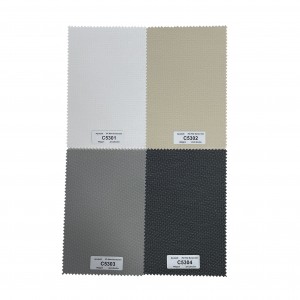 Ny kalitao tsara indrindra 30% Polyester ary 70% PVC Sun Protection Roll Up Fabric ho an'ny varavarankely