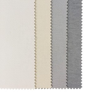 China Waterproof Curtain Sunscreen Shade Fabrics pikeun Roller Blinds Windows Komponen 5000 - 1% Openness