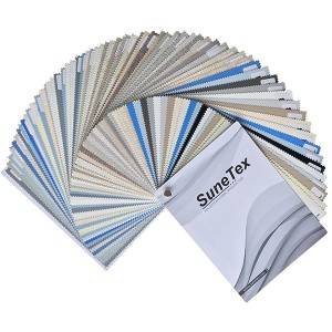 OEM/ODM Manufacturer China PVC Coated Textilene Sun Screen Teslin Curtain Mesh Roller Blind Fabric
