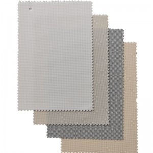 Classic 5% Openness Basic White Beige Gray-Bopaki ba Mollo oa Solar Screen Roller Fabric