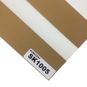 Προσαρμοσμένες Μοντέρνες Περσίδες Ρολών Zebra Fabric 100% Polyester
