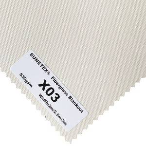 Eco-friendly Antibacterial Blackout Fiberglass Fabric For Roller Blinds