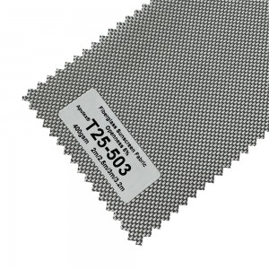 1 Inch 1.83m Kufara 1% 5% 10% Kuvhurika Fiberglass Sunscreen Roller Blind Fabric