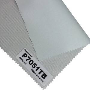 Fabric Roller Blinds Blackout Foam Silver Coating