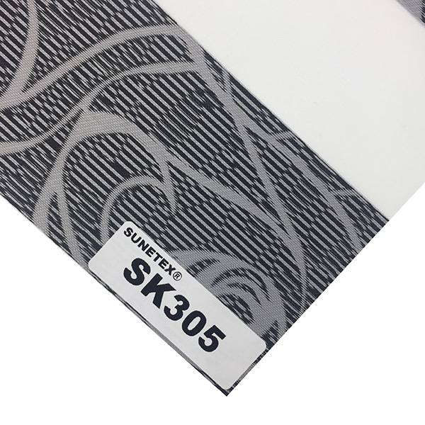 Laju Garapan Tinggi Zebra Shade Fabric 100% Poliéster Gambar Diulas