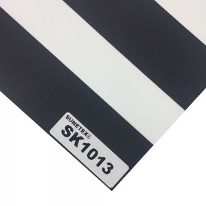 Home Decor 100% Polyester Blackout Zebra Fabric SK10 Sliver Series