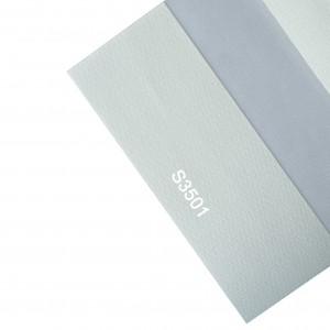 Bukana e Phahameng ea 100% Polyester Translucent Sheer Elegance Roller Fabrics