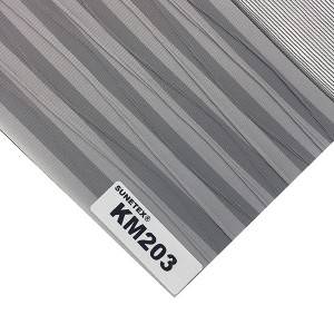 Hot sale Factory China Wholesale Custom Made Rainbow Polyester Textile White Combi Shades Blackout Window Zebra Blind Tela
