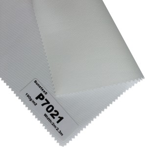 Grossist 100% polyester genomskinliga roll up tyger för fönster behandling