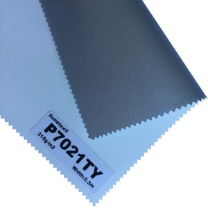 Engros 100% polyester gjennomskinnelig roll Up stoffer for vindusbehandling