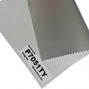 Pencere Tedavisi İçin Yüksek Son% 100 Polyester Karartma Beyaz Kaplamalı Rulo Kumaş Ücretsiz Örnekler