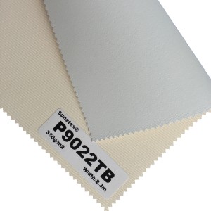 Wholesale 100% Polyester Semi-Blackout Roller Shade Fabrics Bakeng sa Phekolo ea Lifensetere