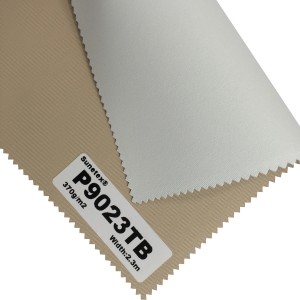 Engros 100% polyester semi-blackout roller shade stoffer for vindusbehandling