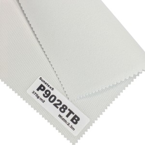 Engros 100% polyester semi-blackout roller shade stoffer til vinduesbehandling
