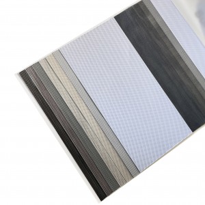 Home Decor Blackout Zebra Blinds Sun Block Roller Shade Fabric kanggo Window