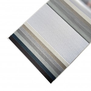 High End 100% polyester Dimout Sheer Elegance Rullestofprøver til vinduesbehandling