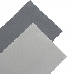 Nouveau design 100 % polyester tissu à rouleau enduit blanc ignifuge occultant