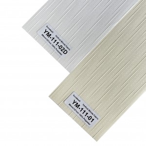 Vertikale persienner Stoff Motoriserte 100 % polyester gjennomskinnelige paneler for vindusbehandling